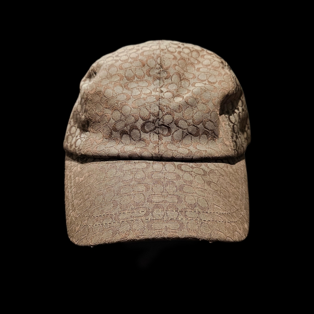 Vintage Coach Monogram Leatherware Cap